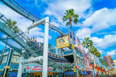 Osaka, Japonya - 1 Aralık 2015: Universal Studios Japonya (Usj). 