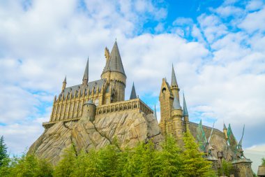 Osaka, Japonya - 1 Aralık 2015: Universal Studios Japonya (Usj). 