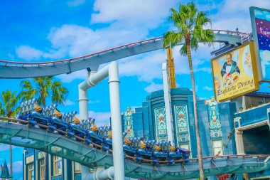 Osaka, Japonya - 1 Aralık 2015: Universal Studios Japonya (Usj). 