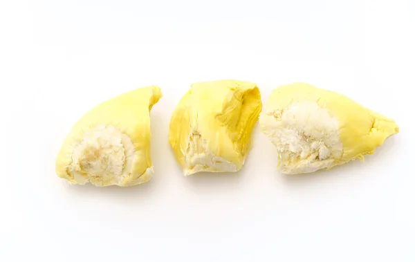 Durian Re di frutta su sfondo bianco . — Foto Stock