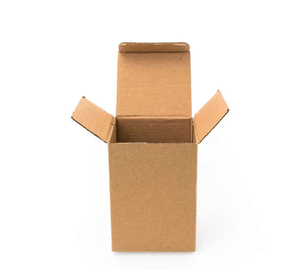 Cardboard boxes isolated on white background . — Stock Photo, Image