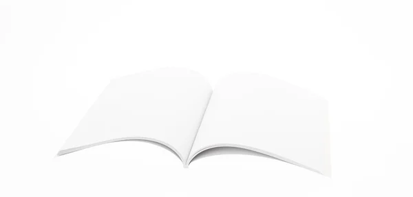 Blank catalog,brochure, magazines,book mock up on white backgrou — Stock Photo, Image