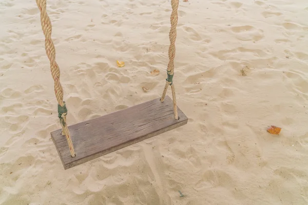 Huśtawka na plaży Zdjęcie Stockowe