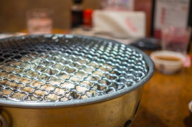 Boş sıcak Barbekü Izgara .