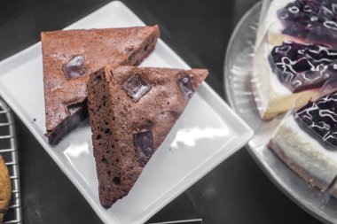 Lezzetli çikolatalı kek., yüksek çözünürlüklü görüntüleri