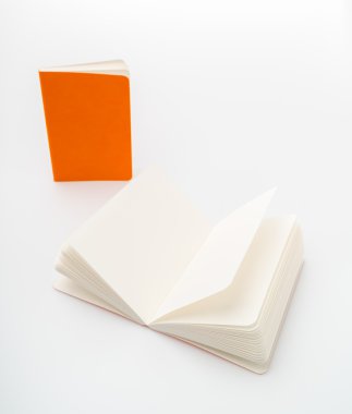 Boş katalog, broşür, dergiler, alay üzerinde beyaz backgrou kitap