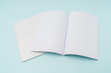 Boş katalog, broşür, dergiler, sahte kitap .