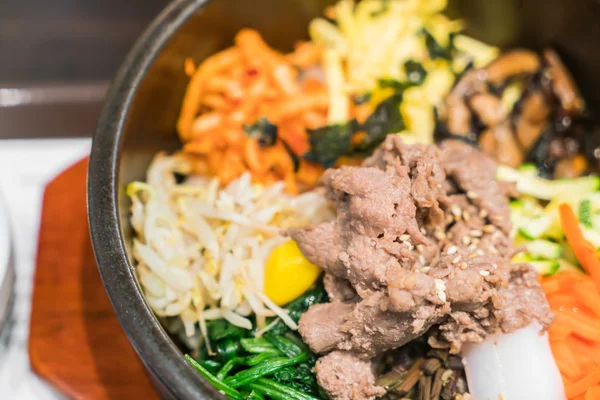 Bibimbab, comida coreana, imágenes de alta definición — Foto de Stock