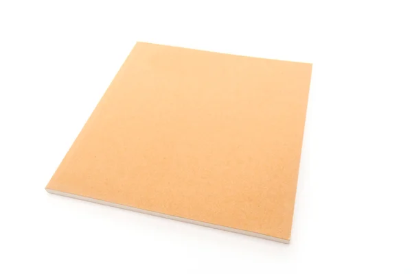 Recycled paper book  on white background . — Stock Photo, Image