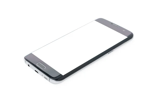 Mobiele telefoon op witte achtergrond . — Stockfoto