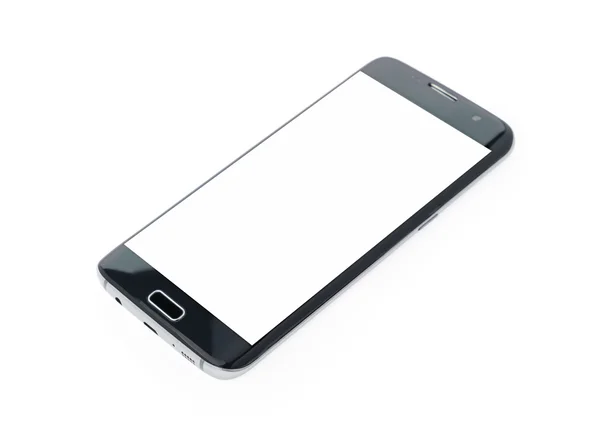 Mobiele telefoon op witte achtergrond . — Stockfoto