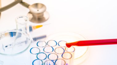 laboratuvar test tüpleri, tıbbi Züccaciye Mağazaları, stetoskop, plastik syr