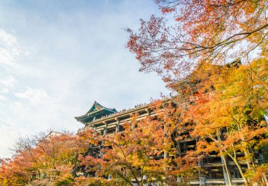 Güzel mimarisi Kiyomizu-dera Tapınağı, Kyoto, Japonya