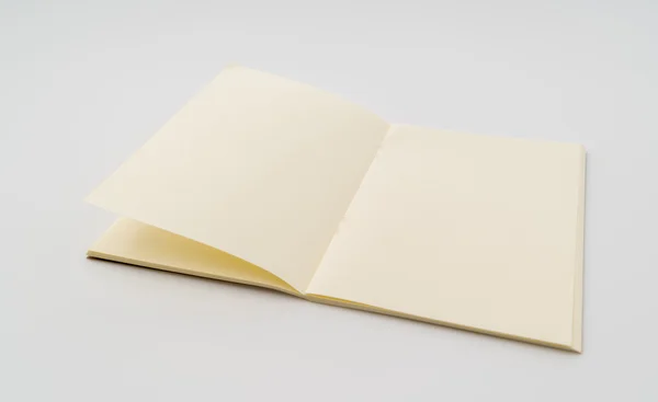 Recycled paper book  on white background . — Stock Photo, Image