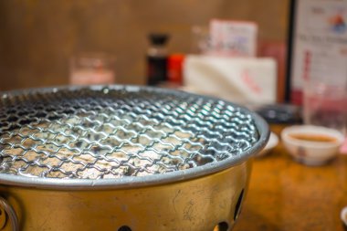 Boş sıcak Barbekü Izgara .