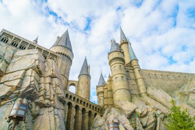 Osaka, Japonya - 1 Aralık 2015: Universal Studios Japonya (Usj). 