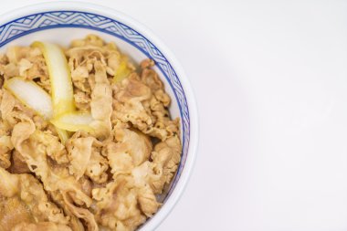 Japon geleneksel yemek sığır eti teriyaki pirinç