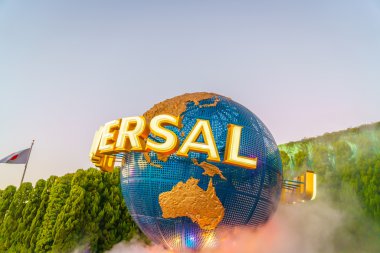 Osaka, Japonya - 1 Aralık 2015: Universal Studios Japonya (Usj). 