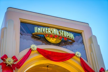 Osaka, Japonya - 1 Aralık 2015: Universal Studios Japonya (Usj). 