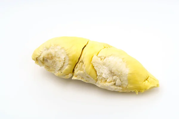 Durian Re di frutta su sfondo bianco . — Foto Stock