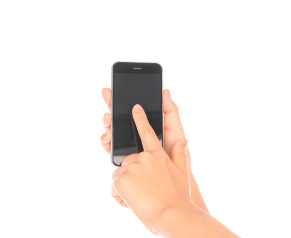 Üzleti kézzel mozgatható telefon . — Stock Fotó