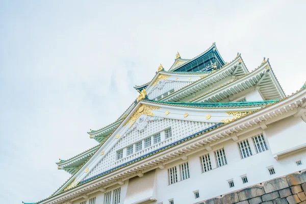 大阪城堡位于日本大阪 — 图库照片