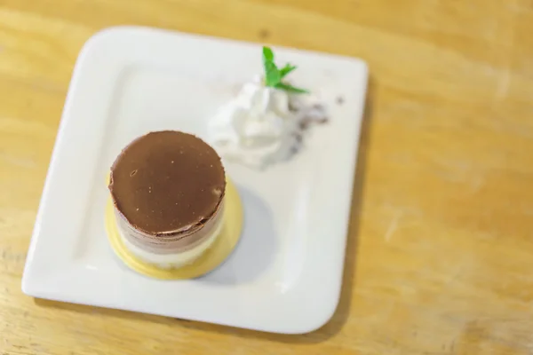 Bolo de lava de chocolate, imagens de alta definição — Fotografia de Stock