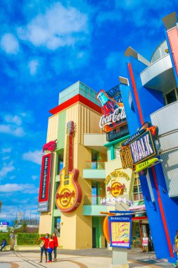 Osaka, Japonya - 1 Aralık 2015: Universal Studios Japonya (Usj). 