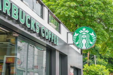 Chiang Mai, Tayland - 15 Temmuz 2016: Starbucks kahve. Starbuck