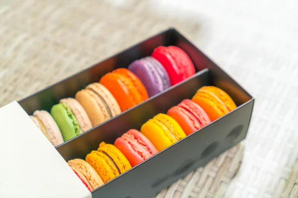 French colorful macarons on table  . — Stock Photo, Image