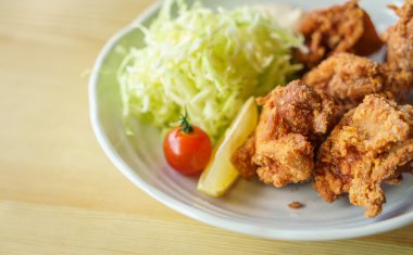 Tavuk, kızartılmış yüksek çözünürlüklü görüntüleri