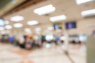 Yolcu havaalanında bulanıklık .