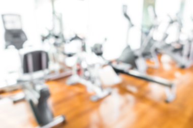 Fitness Merkezi traineger aletleri ile bulanıklık .