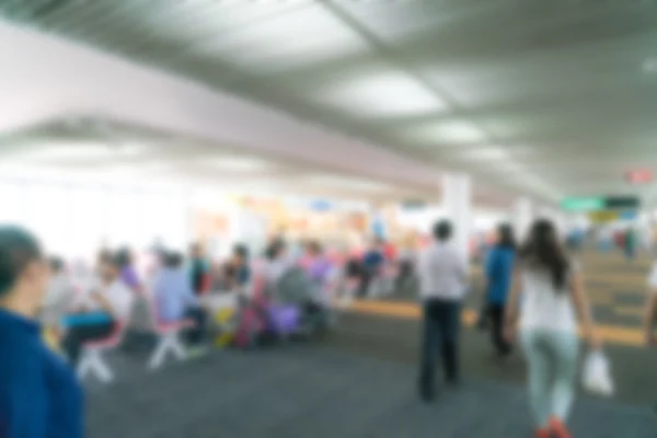 Abstract blur passenger in the airport — Stock Photo, Image