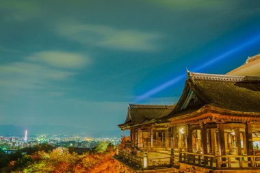 lazer ışık Fuarı'nda Kiyomizu-dera t güzel mimari