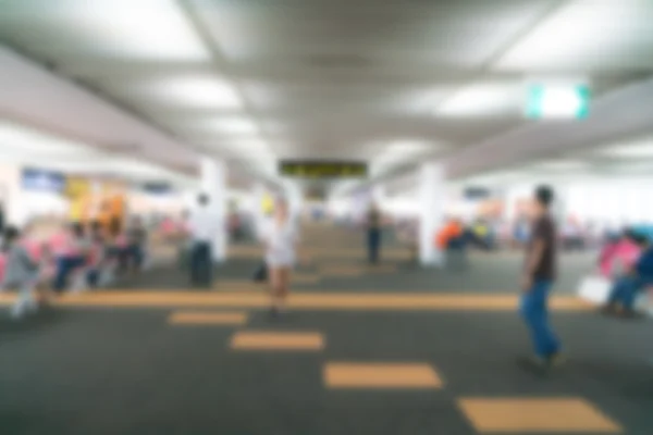 Abstract vervagen passagier op de luchthaven — Stockfoto