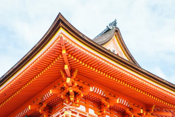 Güzel mimarisi Kiyomizu-dera Tapınağı, Kyoto, Japonya — Stok fotoğraf