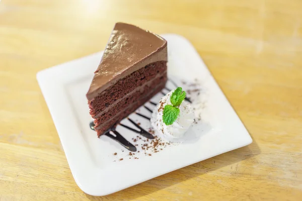 Imagem do bolo de lava de chocolate — Fotografia de Stock