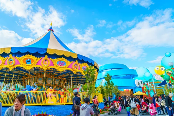 OSAKA, JAPAN - December 1, 2015: Universal Studios Japan (USJ). — Stock Photo, Image