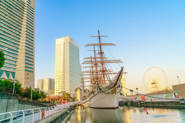 YOKOHAMA, GIAPPONE - 24 novembre: Nippon Maru a Yokohama, Giappone su — Foto Stock