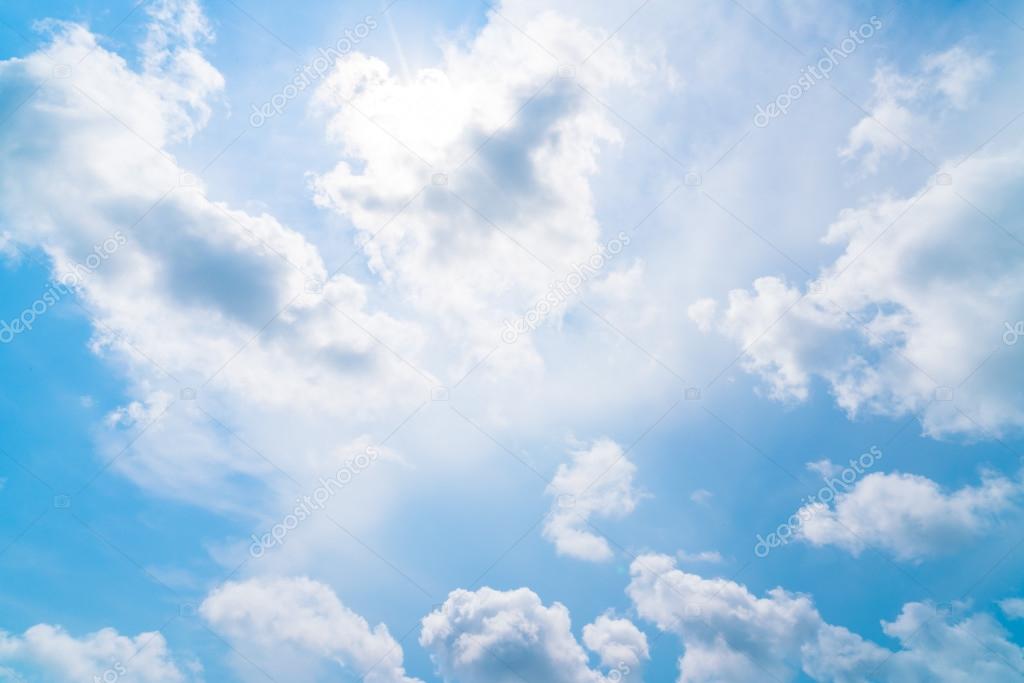 Cloud in blue sky