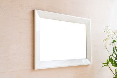 Duvardaki modern çerçeve .