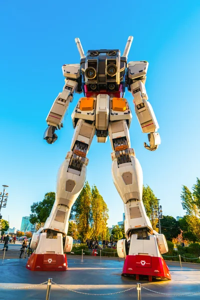 Полноразмерный Gundam Performance Outside DiverCity Tokyo Plaza, Oda — стоковое фото