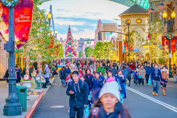 OSAKA, JAPAN - December 1, 2015: Universal Studios Japan (USJ). — Stock Photo, Image