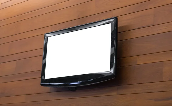 TV screen on wall . — Stock Photo, Image