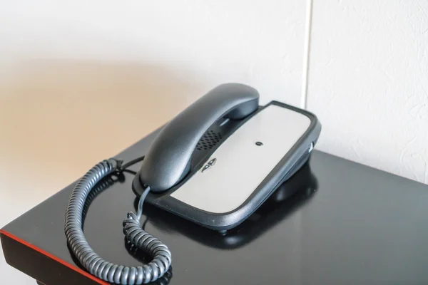 Phone in hotel room . — Stock Photo, Image