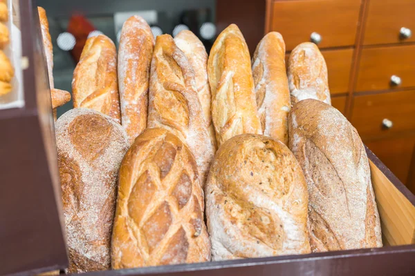 Fresh healthy natural bread food . — Stock Photo, Image