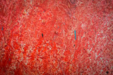 Bulanıklık kırmızı petrol fırça darbeleri .