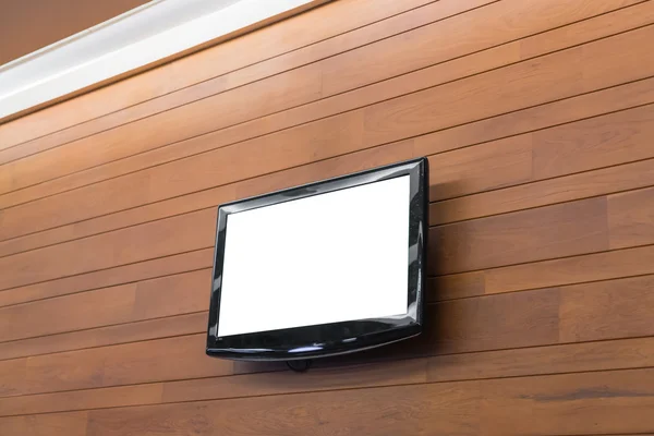 TV screen on wall . — Stock Photo, Image