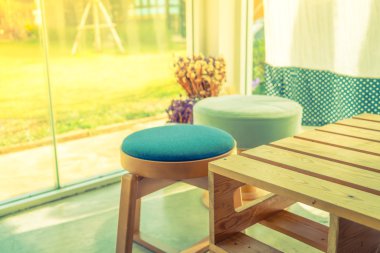 Tablo ve dekorasyon (filtre uygulanmış görüntü proc için boş yer